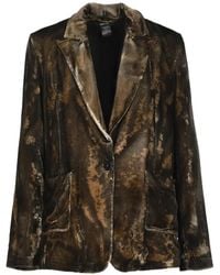 Avant Toi - Velvet-Effect Single-Breasted Jacket - Lyst