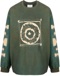 Song For The Mute - Logo-print Long-sleeved Sweatshirt - Lyst