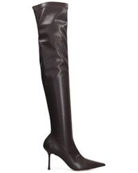 Castagna - Marlene Pointed-Toe Over-The-Knee Boots - Lyst