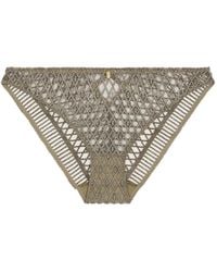 Aubade - Stardust Dream Embroidered Briefs - Lyst