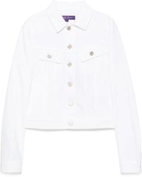 Ralph Lauren - Cropped Denim Jacket - Lyst