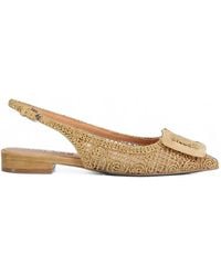 Bibi Lou - Buckle-Detail Slingback Ballet Flats - Lyst