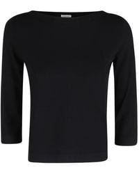 Roberto Collina - Boat-Neck Top - Lyst