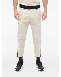Neil Barrett - Tom Contrasting-Waistband Tailored Trousers - Lyst