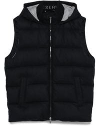 Peserico - Hooded Quilted Vest - Lyst