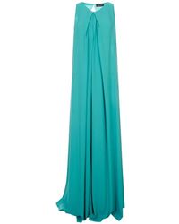 Gianluca Capannolo - Pleated Sleeveless Maxi Dress - Lyst