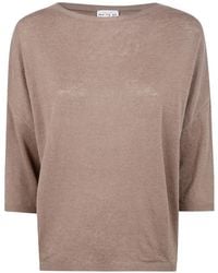 Ma'ry'ya - Boat-Neck Sweater - Lyst