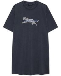 Anine Bing - Beth Mini Dress Leopard - Lyst