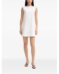 Blugirl Blumarine - Lace-Panel Sleeveless Mini Dress - Lyst