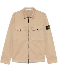 Stone Island - Compass-Badge Shirt Jacket - Lyst