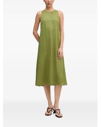 Marc O' Polo - Sleeveless A-Line Midi Dress - Lyst