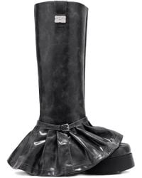 Ganni - Kat Stiefel Mit Plateau - Lyst