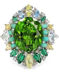Anabela Chan - 18K And Rhodium Vermeil Poseidon Multi-Stone Ring - Lyst