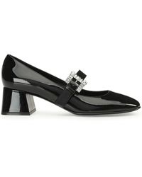 Sergio Rossi - Sr Twenty Buckle 45Mm Leather Pumps - Lyst