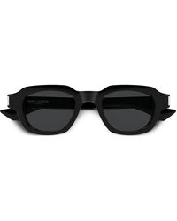 Saint Laurent - Occhiali Da Sole Squadrati - Lyst