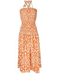 Bambah - Linden Halterneck Midi Dress - Lyst