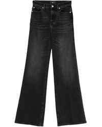 7 For All Mankind - Moder Dojo Flared Denim Jeans - Lyst