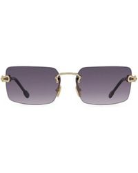 Fred - Rimless Rectangle-Frame Sunglasses - Lyst