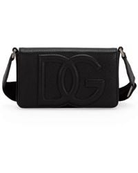 Dolce & Gabbana - Mini-Tas Met Logo-Reliëf - Lyst