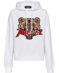 DSquared² - Bear Hoodie - Lyst