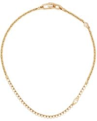 UNIFORM OBJECT - 18Kt Vessel Tennis Diamond Necklace - Lyst