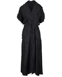 Zero + Maria Cornejo - Fil Coupé V-Neck Dress - Lyst
