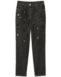 Twinset - Sequin-Embellished Jeans - Lyst