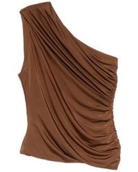 MARSĒM - One-Shoulder Gathered Top - Lyst