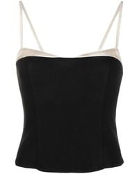 Reformation - Melanie Contrast-Trimmed Tank Top - Lyst