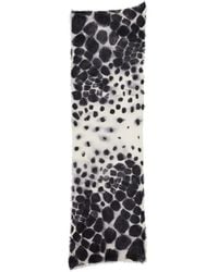 Faliero Sarti - Animal-Print Frayed Scarf - Lyst