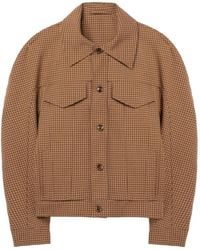 Séfr - Matthieu Checked Shirt Jacket - Lyst