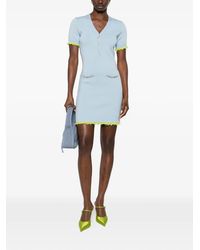 CASABLANCA Gradient Mini Cocktail Dress in Yellow | Lyst