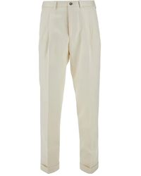Santaniello - Pleat-detailed trousers - Lyst