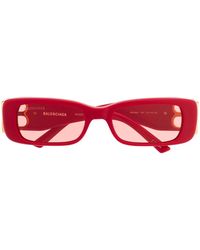 Balenciaga - Dynasty Rectangular-Frame Sunglasses - Lyst