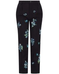 Libertine - Bluebell Lane Embellished Wool Trousers - Lyst