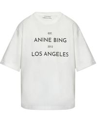 Anine Bing - Rudy Tee T-Shirt - Lyst