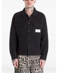 Brain Dead - Button-Up Waffle-Knit Shirt - Lyst