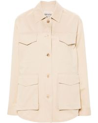 Semicouture - Cotton Twill Shirt Jacket - Lyst