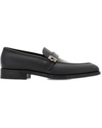 Ferragamo - Loafers With Hug Buckle - Lyst