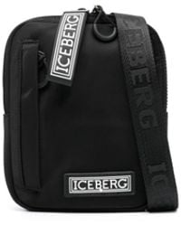 Iceberg - Sac porté épaule à patch logo - Lyst