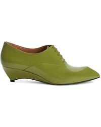 Jil Sander - Escarpins Vernis À Bout Pointu - Lyst