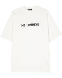 Balenciaga - Slogan-print Cotton T-shirt - Lyst