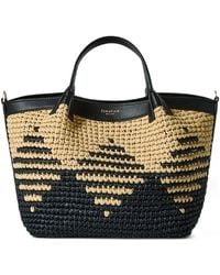 Serapian - Mini Secret Mosaic Raffia Tote Bag - Lyst