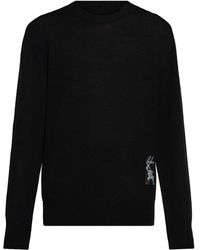 Burberry - 100% Wool Sweater - Lyst