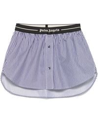 Palm Angels - Striped Mini Skirt - Lyst
