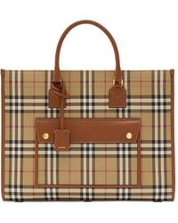 Burberry - Medium Freya Tote Bag - Lyst