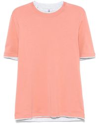Brunello Cucinelli - Klassisches T-Shirt - Lyst
