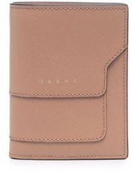 Marni - Saffiano Leather Bi-fold Wallet - Lyst