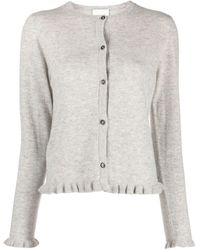 Allude - Virgin Wool-cashmere Blend Cardigan - Lyst