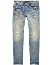 Purple Brand - Logo-Patch Skinny Jeans - Lyst